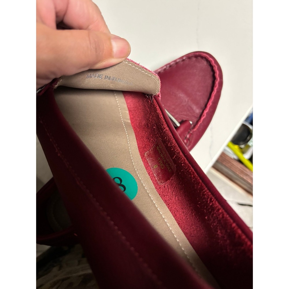Mercer and Madison red leather loafers size 8‎ - Picture 4 of 7